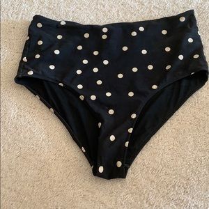 Polka dot high waisted bottoms